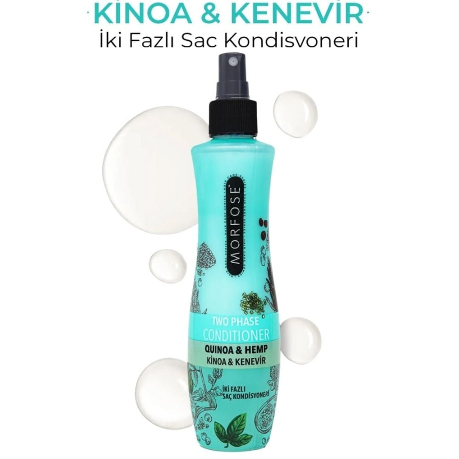 Spray biphasé au quinoa Morfose pour renforcer les cheveux 240 ml