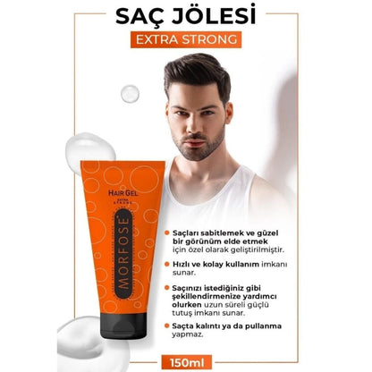 Gel coiffant extra fort Morfose, fixation maximale, 150 ml