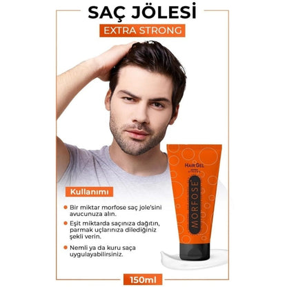 Gel coiffant extra fort Morfose, fixation maximale, 150 ml