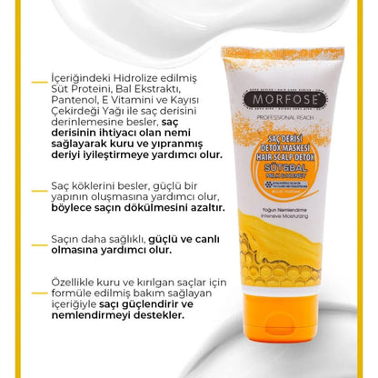 Masque capillaire Morfose au lait et au miel 100 ml