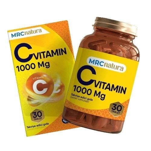 Suplemento diario MRC Natura Vitamina C 1000 mg 30 tabletas