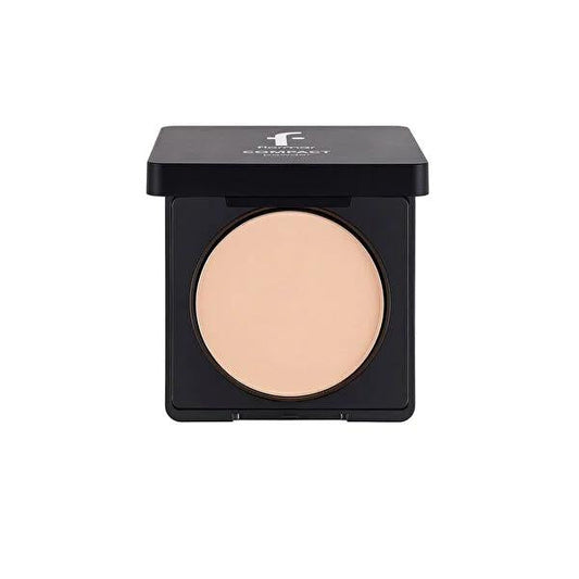 Flormar Compact Face Powder - Medium Peach Beige - High Coverage, Oil Control, Semi-Matte Finish, Long Lasting Powder