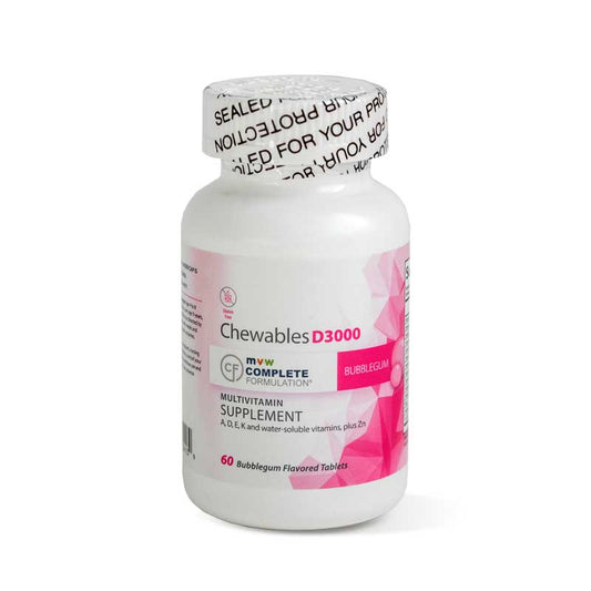 MVW Complete Formulation D3000 Chewable Tablets, Bubblegum Flavor, 60 Count Vitamins & Supplements Pasteur Pharmacy