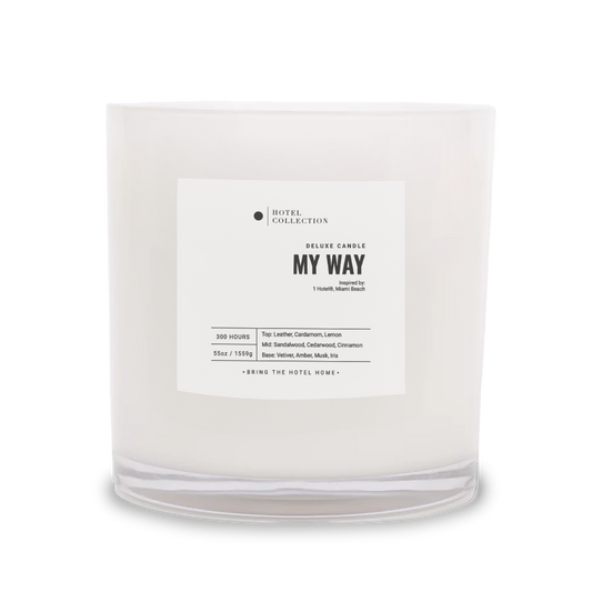 Hotel Collection Deluxe My Way Candle Candle Hotel Collection White