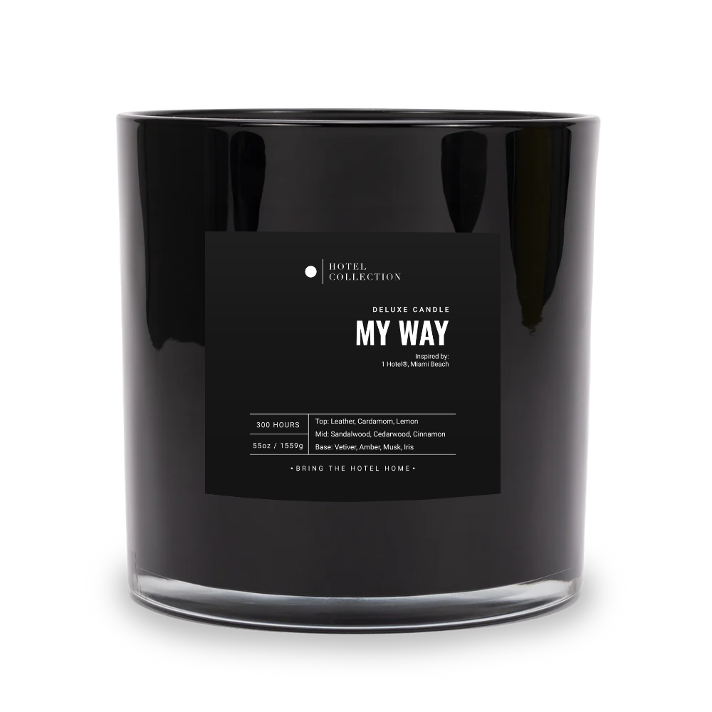 Hotel Collection Deluxe My Way Candle Candle Hotel Collection Black