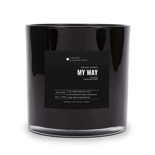 Hotel Collection Deluxe My Way Candle Candle Hotel Collection Black