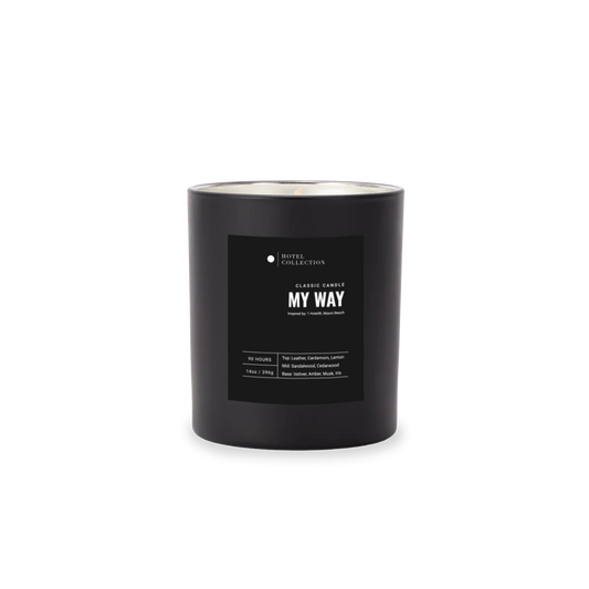 Hotel Collection Classic My Way Candle Candle Hotel Collection Black