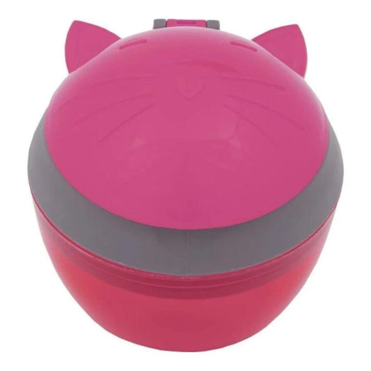Gobelet à goûter Mycey rose pour le repas des tout-petits sans dégâts