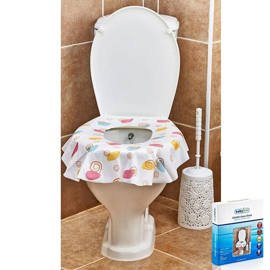 Protège-sièges de toilette jetables Mycey pour le voyage, paquet de 10