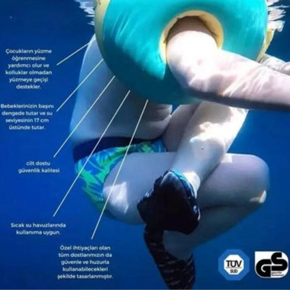 Brassards de natation doubles pour enfants Myminibaby niveau débutant