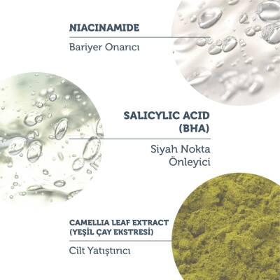 The Purest Solutions Nettoyant Exfoliant à l'Acide Salicylique et à la Niacinamide - 200 ml - Pour peaux grasses à tendance acnéique