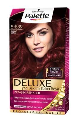 Palette Deluxe Wine Red Hair Dye 5-889 - Rich Red Hair Color