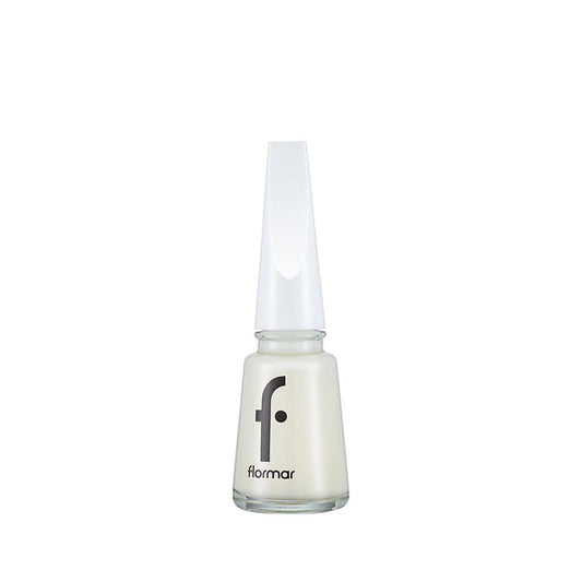 Flormar Nail Enamel High-Pigment Nail Polish in White Dance 11ml