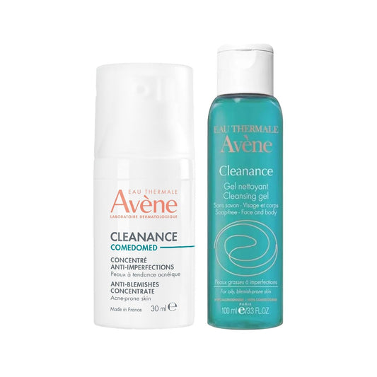 Avène Cleanance : Kit de soin complet pour peaux grasses à tendance acnéique – Contrôlez l’excès de sébum, réduisez les imperfections et retrouvez un teint net