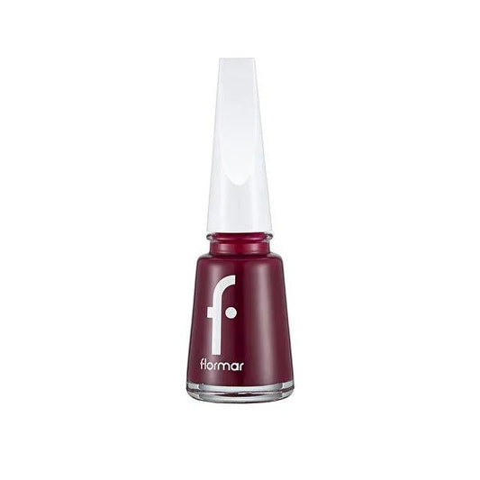 Esmalte de uñas Flormar - Baroque Bordeaux | Esmalte de uñas vibrante para un acabado suave y duradero