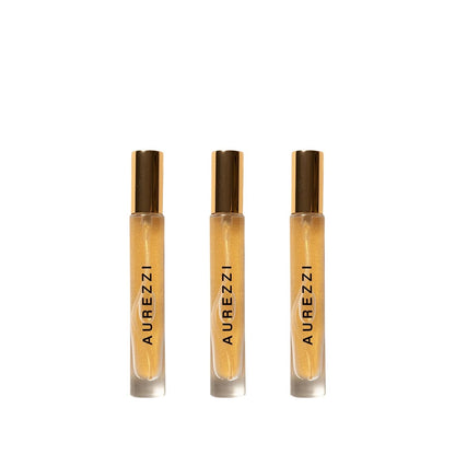 Spray buccal à la menthe fraîche Aurezzi Gold pour une haleine fraîche 3x10 ml