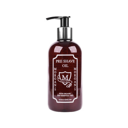 Huile de pré-rasage Morgan's Pomade pour une peau douce 250 ml