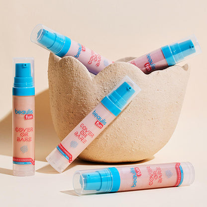 Corrector Beaulis Fun Cover: Consigue una piel impecable, cobertura de ligera a media-alta - Corrector para imperfecciones y ojeras