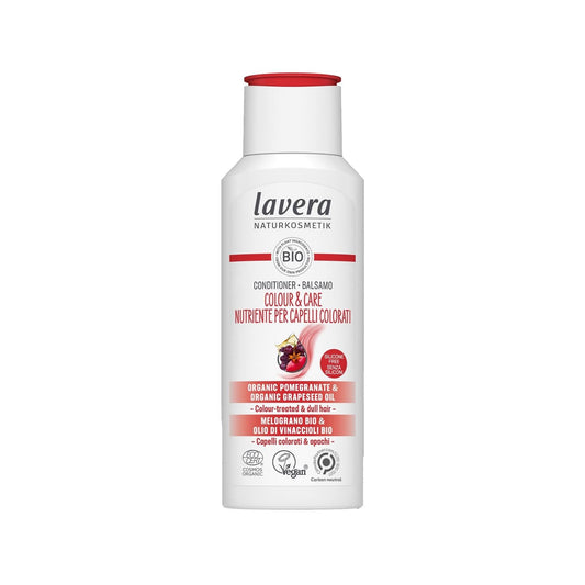 Acondicionador Colour & Care de Lavera - Acondicionador protector del color para cabello teñido, ingredientes naturales, 200 ml