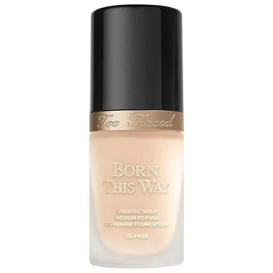 Fond de teint liquide longue tenue fini naturel Born This Way de Too Faced - Sans huile, vegan, sans gluten et non testé sur les animaux