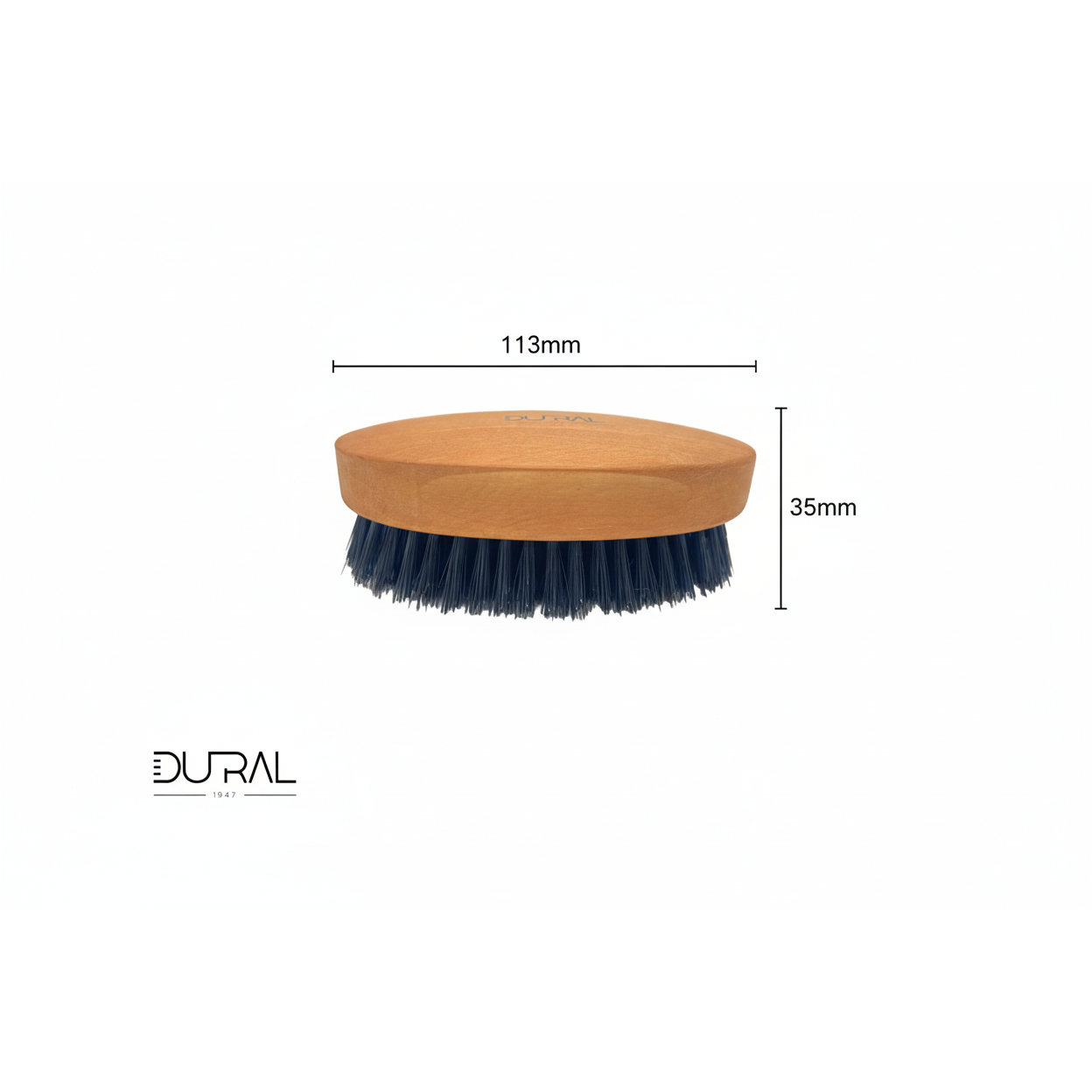 Dural Pear Wood XL Soft Beard Brush With Wild Boar Bristles 113mm Beard Brush Pasteur Pharmacy