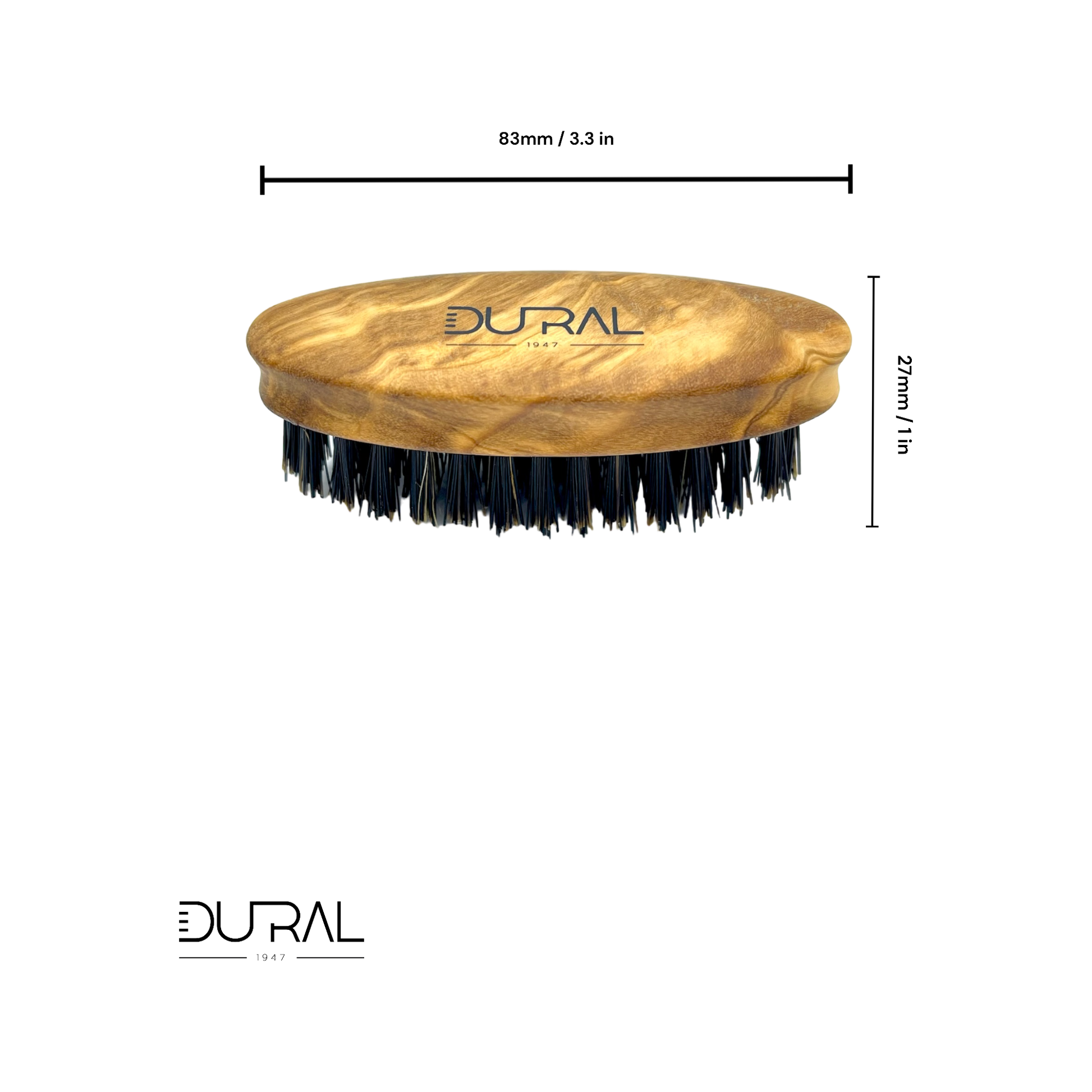 Dural Olive wood bear brush with boar bristles Brush Pasteur Pharmacy