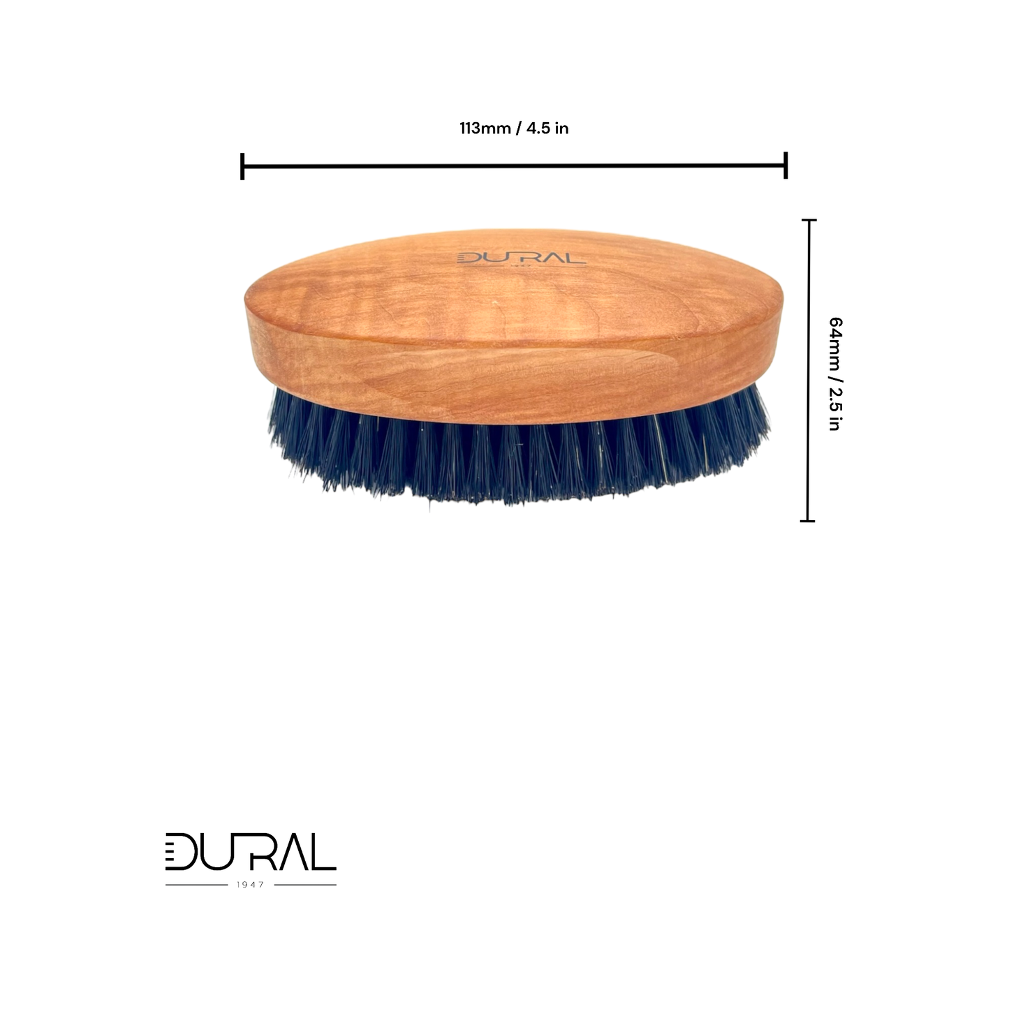 Dural Pear Wood XL Soft Beard Brush With Natural Bristles Beard Brush Pasteur Pharmacy