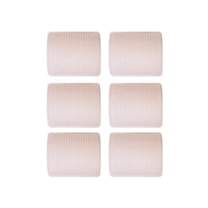 Bigoudis auto-agrippants Nascita, grand volume, rose, lot de 6