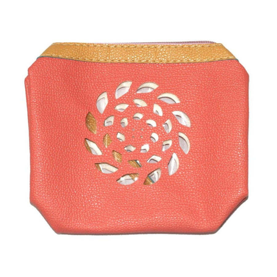 Nascita Eleganza Makeup Bag No:35 Melon Orange Travel Pouch