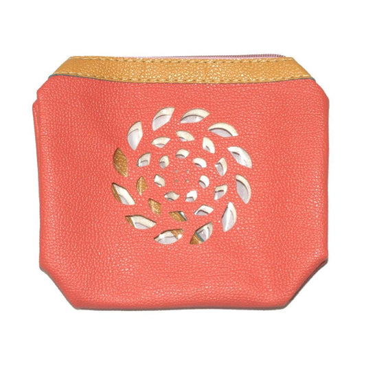 Nascita Eleganza Makeup Bag No:35 Melon Orange Travel Pouch