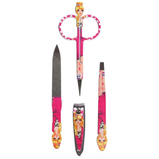 Nascita 4-Piece Colorful Manicure Set for Hand and Nail Care