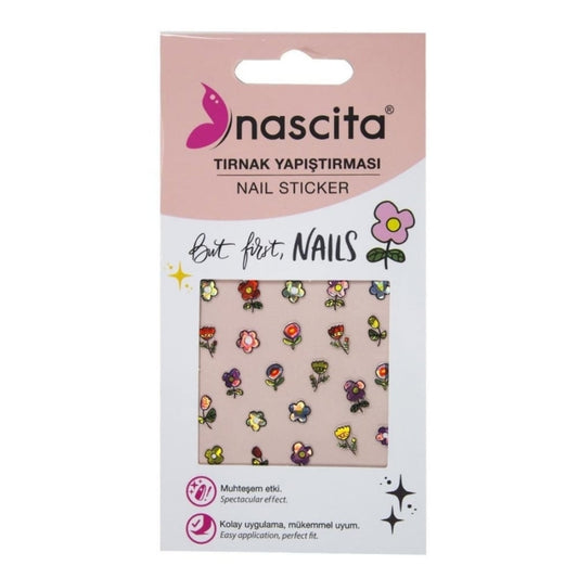 Nascita Nail Sticker 31 Floral Design for Easy Nail Art