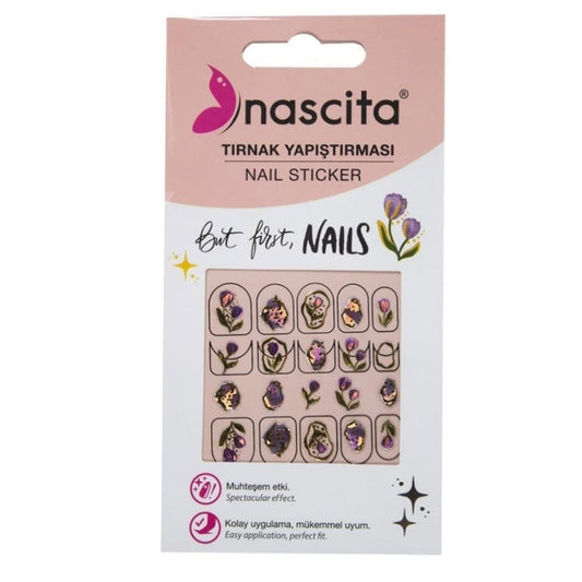 Nascita Nail Sticker 33 Floral & Butterfly Designs 1 pc