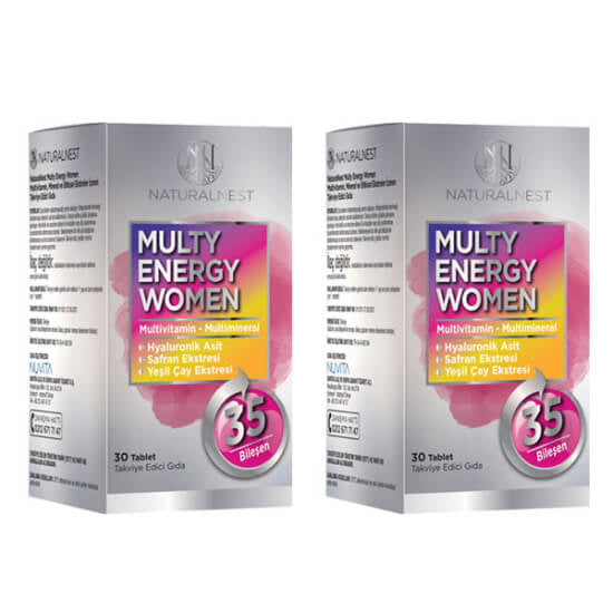 Naturalnest Multivitamine Femmes Soutien Quotidien 30 Comprimés