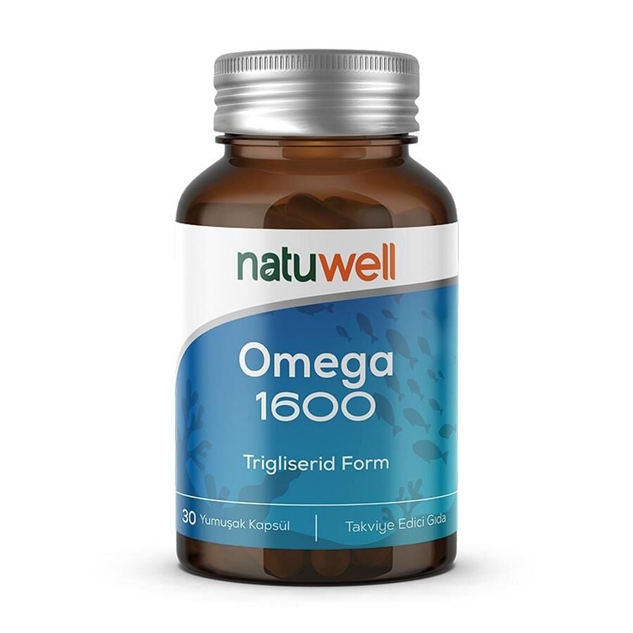 Natuwell Omega 1600 High Potency Fish Oil 30 Softgels