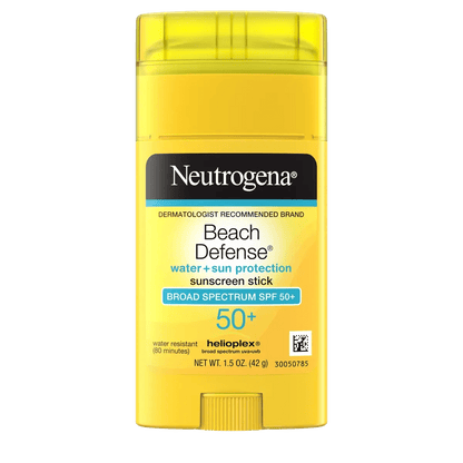 Protector solar en barra Neutrogena Beach Defense FPS 50+ 1.5 oz