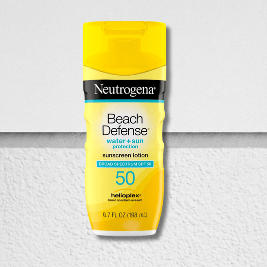 Lotion solaire protectrice Neutrogena Beach Defense Eau + Soleil FPS 50 198 ml