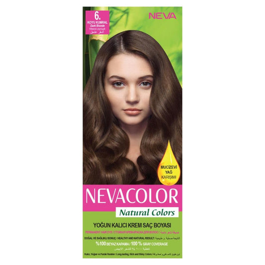 Nevacolor Hair Color Set 6 Dark Blonde Long-Lasting Shine