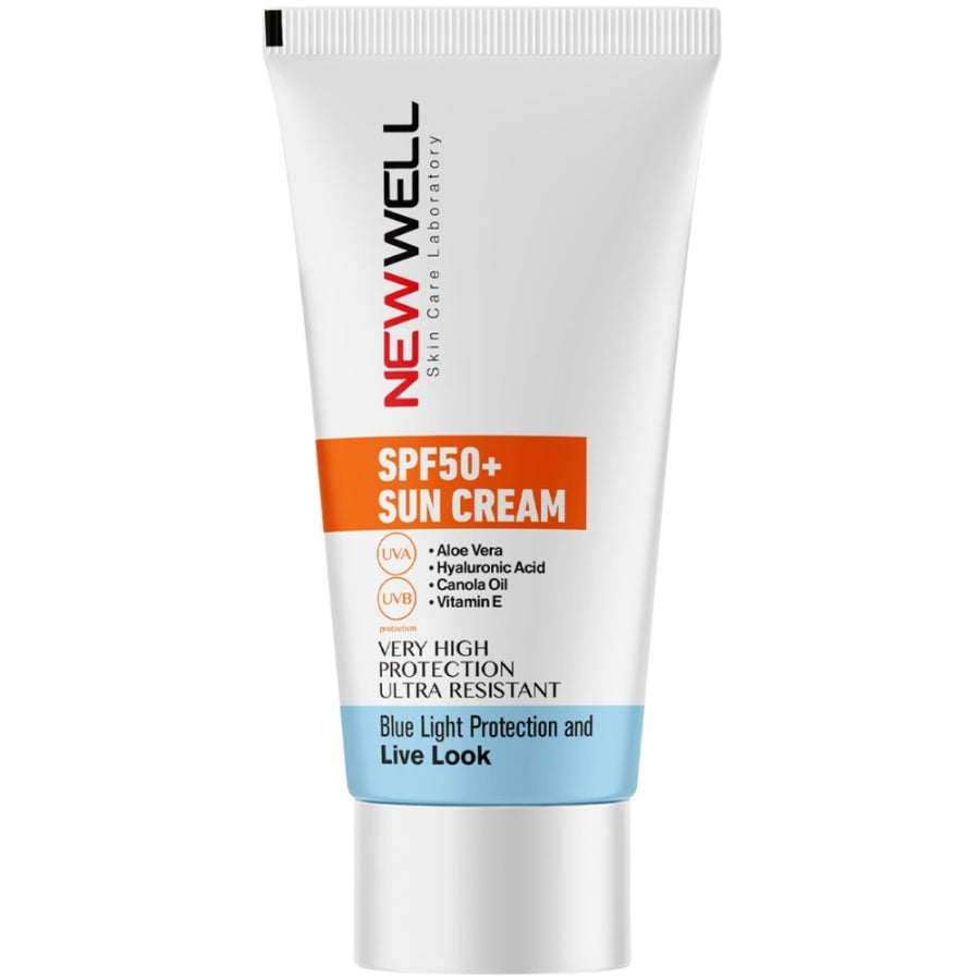 New Well SPF 50+ Sunscreen with Soothing Aloe Vera 50ml
