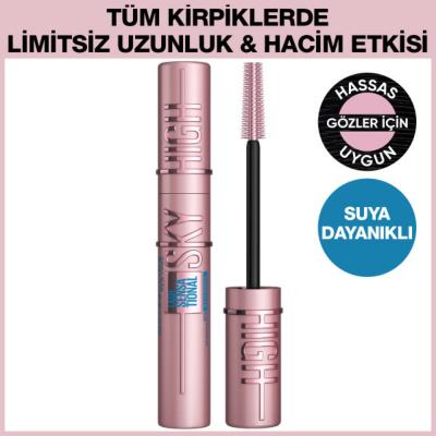 Maybelline New York Lash Sensational Sky High Mascara Waterproof - Allongeant, recourbant, maquillage longue tenue
