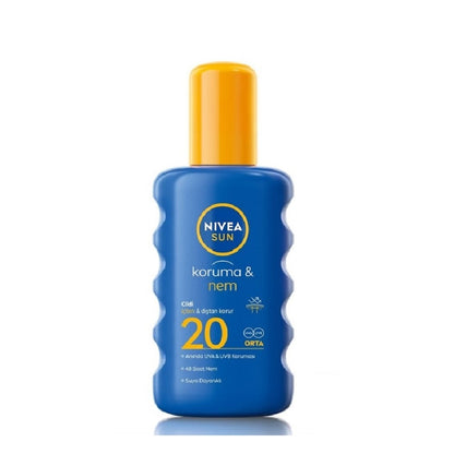 Nivea Sun Protect & Moisture Spray Solar FPS 20 200 ml