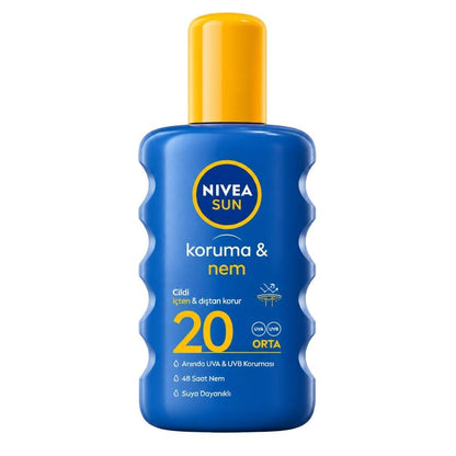 Nivea Sun Protect & Moisture Spray Solar FPS 20 200 ml