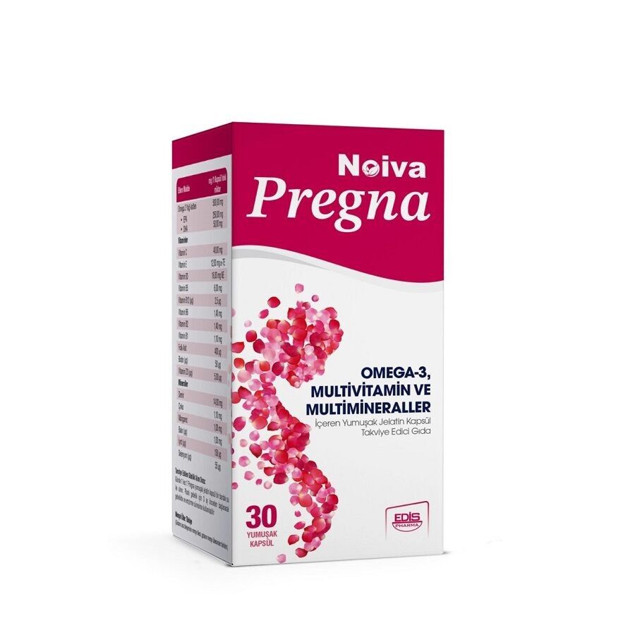 Noiva Pregna Omega 3 & Multivitamin Support 30 Softgels