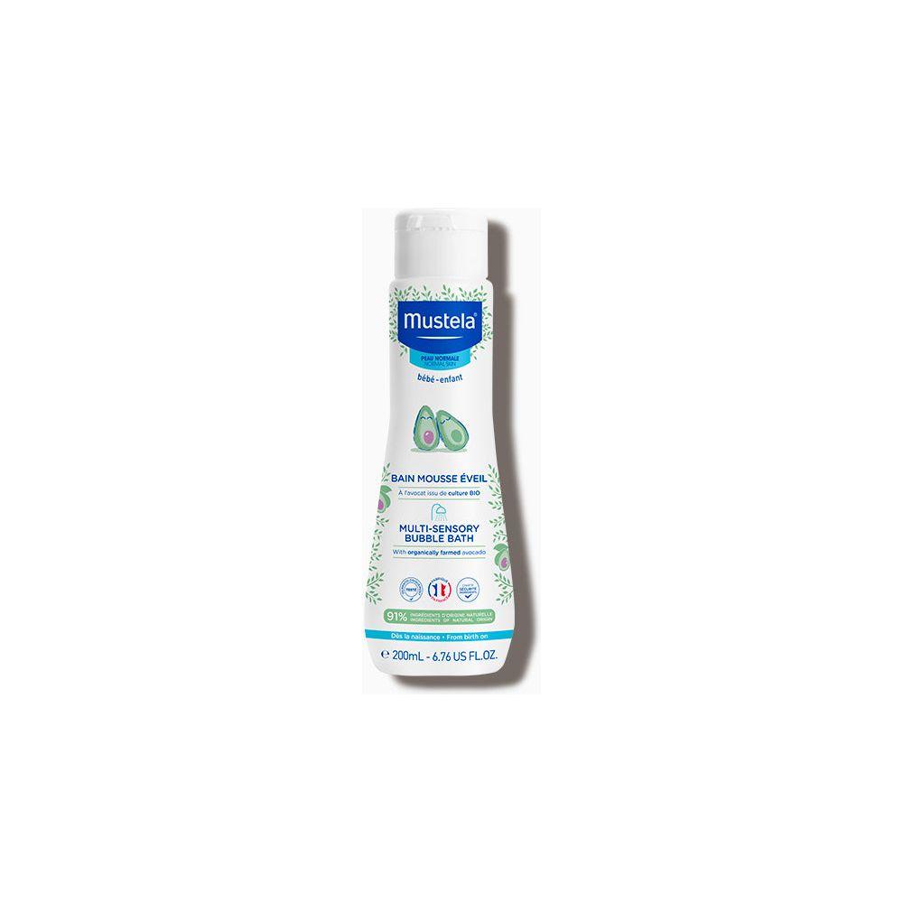 Mustela Baby Bubble Bath Multi-Sensory - 6.76 fl oz Baby Bubble Bath Pasteur Pharmacy