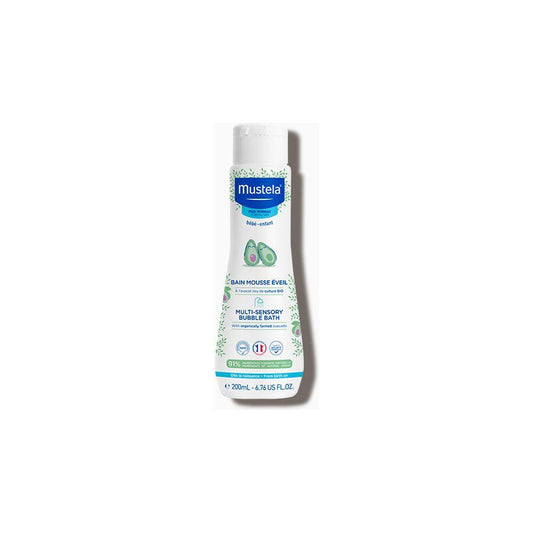 Mustela Baby Bubble Bath Multi-Sensory - 6.76 fl oz Baby Bubble Bath Pasteur Pharmacy