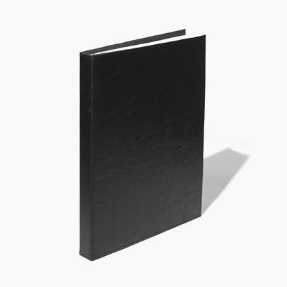 Cuaderno de piel rayado