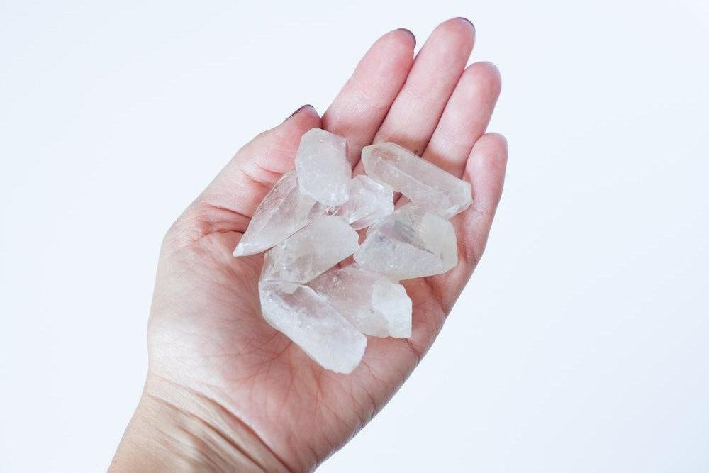Nourish and Refine Clear Quartz Crystals Nourish and Refine