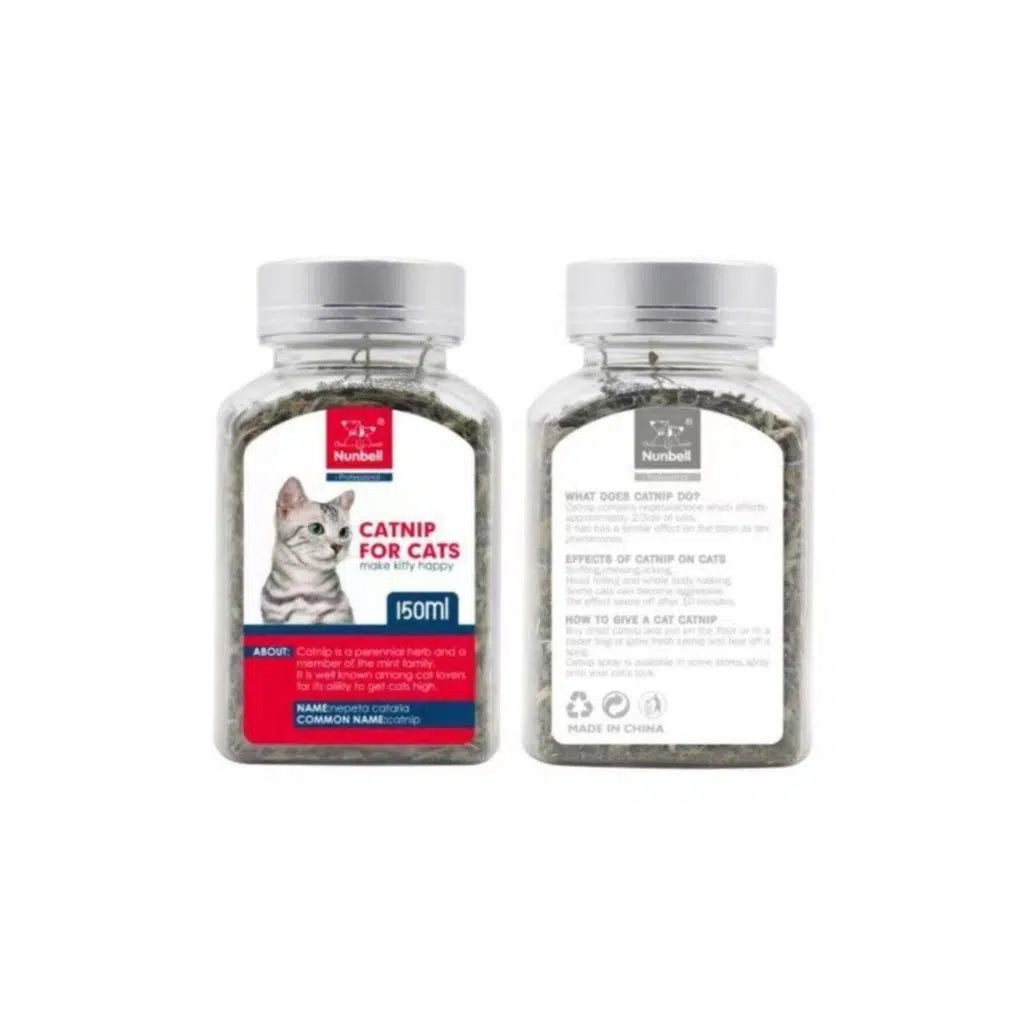 Nunbell Catnip & Matatabi Powder for Calming and Play 150ml