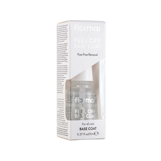 Flormar Base Coat Peel Off 11 ml - Retrait facile du vernis et manucure longue durée