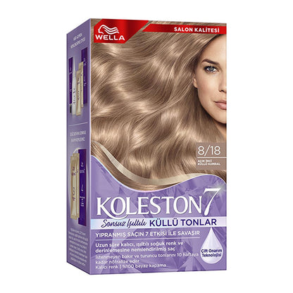 Kit de tintura para el cabello Wella Koleston: color de larga duración en tonos fríos con beneficios nutritivos